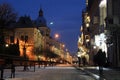 Pedestrian street in Chernivtsi, Ukraine