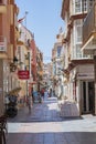 Pedestrian street with restaurants and shops Fuengirola