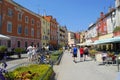 Pedestrian street in Rovinj, Croatia