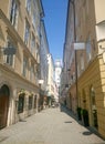 Pedestrian street in Salzburg. Austria