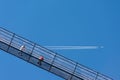 The pedestrian suspension bridge called Highline 179 in Reutte, longest 406 meters, in Austria