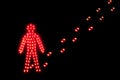 Pedestrian traffic light red Royalty Free Stock Photo