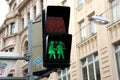 Pedestrian traffic lights in Vienna