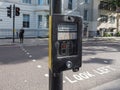 Pedestrian wait sign in London