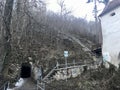 Pedestrian walkaway in Brasov