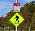 Pedestrian Walking Sign
