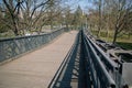 Pedestrian walkway inside a park for pedestrians