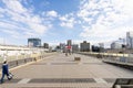 Pedestrian walkway in Tokyo, Japan