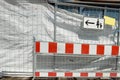 Pedestrian Warning Sign Royalty Free Stock Photo