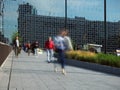 Pedestrian way in Utrecht, the Netherlands