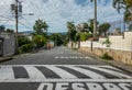 Pedestrian zebra crossing