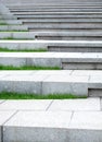 Pedestrianized stone staircase as achitecture design element vertical view Royalty Free Stock Photo