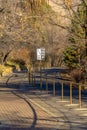 Pedestrians Only and Bikes Only sign in Provo Utah Royalty Free Stock Photo