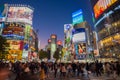 Pedestrians at Shibuya Crossing, Tokio, Japan