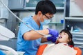 Pediatric dentistry, prevention dentistry, oral hygiene concept.