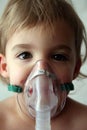 Pediatric Nebulizer Treatment Royalty Free Stock Photo