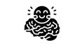 pediatric neurosurgery glyph icon animation