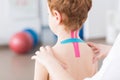 Pediatric physiotherapy and kinesiotaping