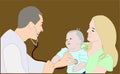 Pediatrician Flat Vector Illustration 1