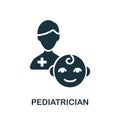 Pediatrician icon. Simple element from child development collection. Creative Pediatrician icon for web design, templates,