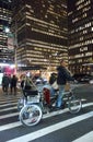 Pedicab in the Crosswalk, Midtown Manhattan, NYC, USA