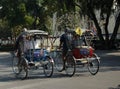 Pedicab or Cycle rickshaw in Thailand