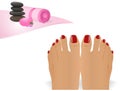 Pedicure, cdr vector