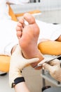 Pedicure foot Royalty Free Stock Photo