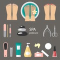 Pedicure icons