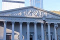 Pediment Cathedral Facade Sunny Tourist