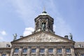 Pediment of dutch royal palace in amsterdam