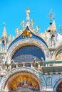 Saint Mark`s cathedral in Venice