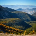 Pedley Pass Landscape in Fall Royalty Free Stock Photo