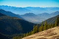 Pedley Pass Landscape in Fall Royalty Free Stock Photo