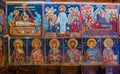PEDOULAS, CYPRUS, AUGUST 22, 2017: Interior of church of Archangel Michael in Pedoulas village on Cyprus