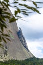 Pedra Azul in Domingos Martins, state of Espirito Santo, Brazil. The stone got its name from its blue color Royalty Free Stock Photo