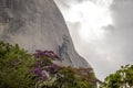 Pedra Azul in Domingos Martins, state of Espirito Santo, Brazil. The stone got its name from its blue color Royalty Free Stock Photo