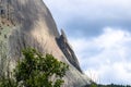 Pedra Azul in Domingos Martins, state of Espirito Santo, Brazil. The stone got its name from its blue color Royalty Free Stock Photo