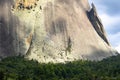 Pedra Azul in Domingos Martins, state of Espirito Santo, Brazil. The stone got its name from its blue color Royalty Free Stock Photo