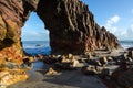 Pedra Furada in Jericoacoara Royalty Free Stock Photo