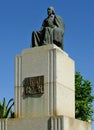 Pedro Calderon de la Barca statue in Zalamela, Badajoz - Spain