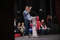 Pedro Sanchez. Juan Lobato. Javier Ayala. Massive act of the PSOE