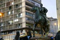 Pedro Valdivia statue - Santiago de Chile