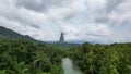 Peek Cao Grande at Sao Tome,Africa Royalty Free Stock Photo