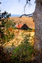 Peek at a Country Barn Royalty Free Stock Photo