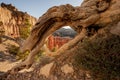 Peeking at Bryce Hoodoos through Dead Tree Branches Royalty Free Stock Photo
