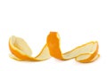 Peel of an orange Royalty Free Stock Photo
