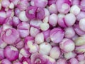 Peel shallots , shallot background texture