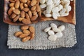 Peeled almonds, blanched Almond.