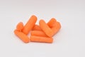 Peeled Baby Carrots Royalty Free Stock Photo